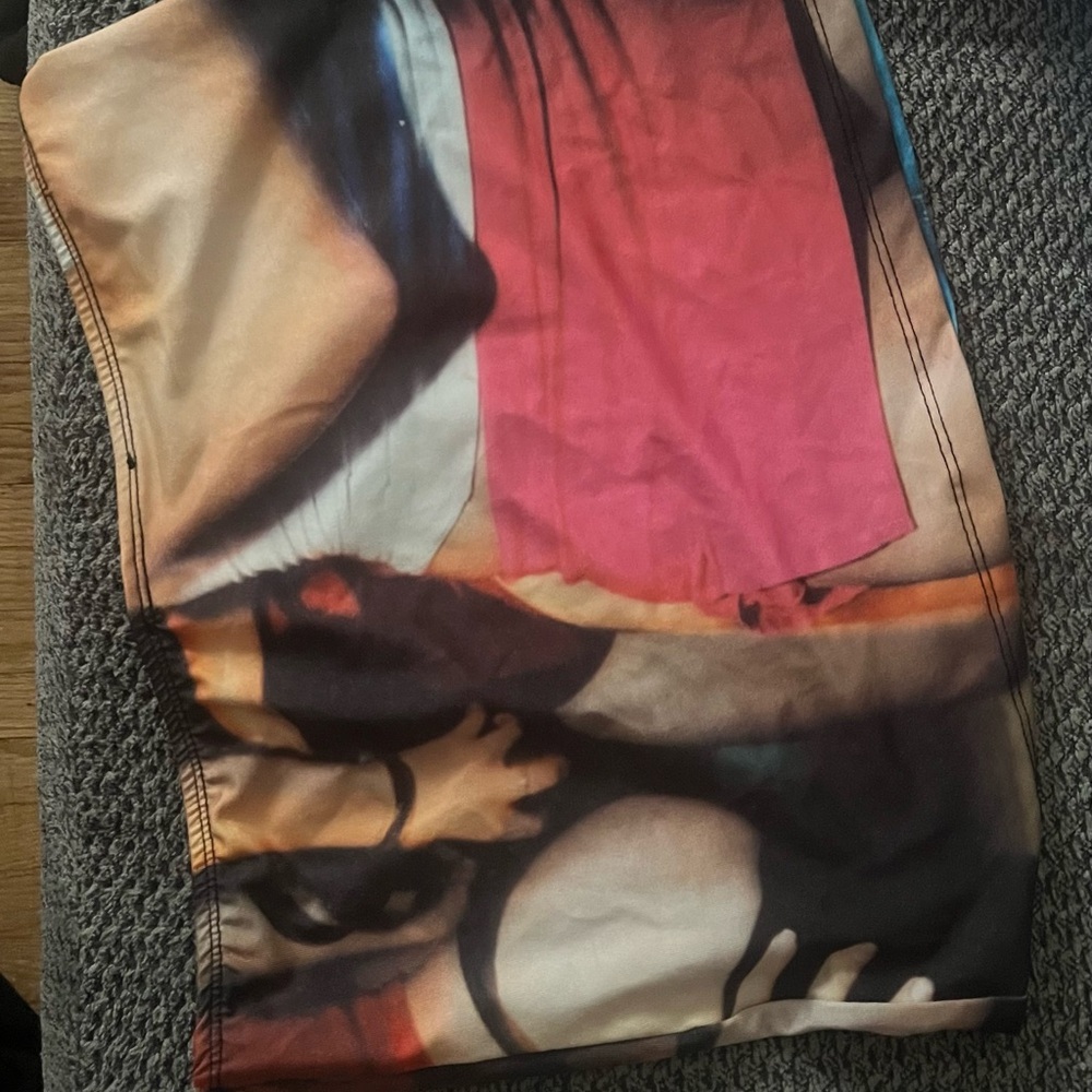 Jaded London graphic mini skirt